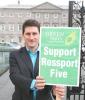 Eamon Ryan supports the Rossport Five? 